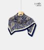 Khăn lụa vuông La Mộc 70x70 hoạ tiết hoa văn cổ điển