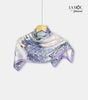 Khăn lụa vuông La Mộc 70x70 hoạ tiết