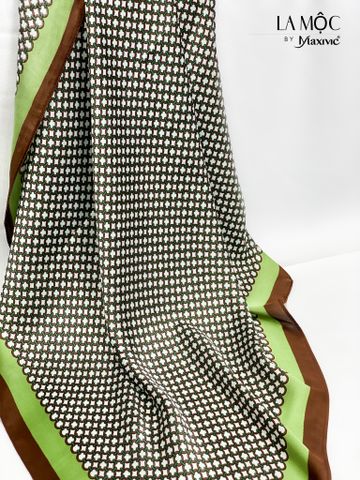 Khăn lụa vuông Maxivic 70x70 hoạ tiết