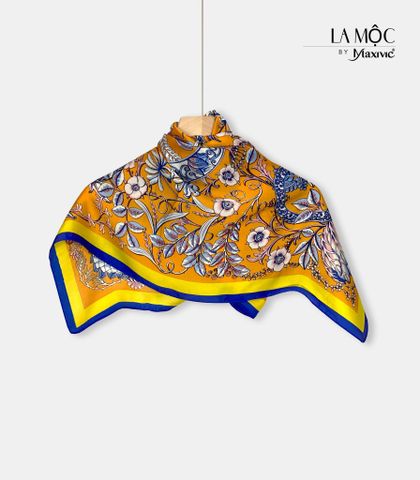 Khăn lụa vuông Maxivic 70x70 hoạ tiết