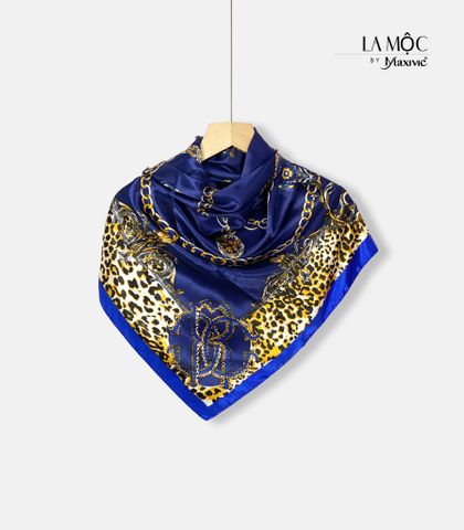 Khăn lụa satin vuông Maxivic 90x90 hoạ tiết