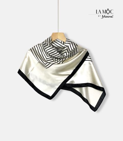 Khăn lụa satin vuông Maxivic 90x90 hoạ tiết