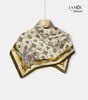 Khăn lụa vuông La Mộc 70x70 hoạ tiết hoa