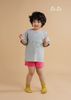 SET THUN ÁO XANH, QUẦN HỒNG TRẺ EM, COTTON 100%, TIÊU CHUẨN HÀNG XUẤT NHẬT