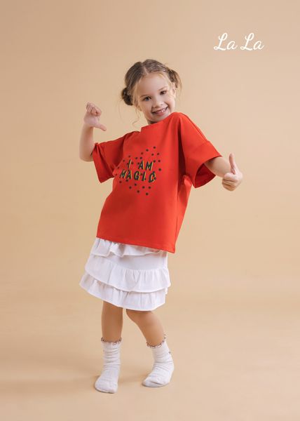 SET THUN ÁO HỒNG , VÁY TẦNG HỒNG TRẺ EM,COTTON 100%, TIÊU CHUẨN XUẤT NHẬT