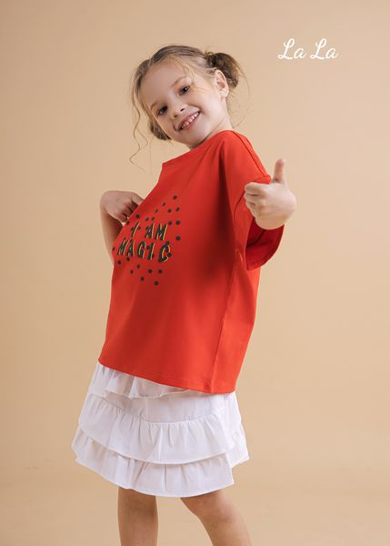 SET THUN ÁO HỒNG , VÁY TẦNG HỒNG TRẺ EM,COTTON 100%, TIÊU CHUẨN XUẤT NHẬT