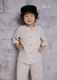 SET BỘ LINEN KEM,TRẺ EM NAM, TAY DÀI, QUẦN DÀI , TIÊU CHUẨN HÀNG XUẤT NHẬT