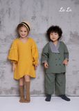 SET BỘ LINEN XÁM XQNH ,TRẺ EM NAM, TAY DÀI, QUẦN DÀI , TIÊU CHUẨN HÀNG XUẤT NHẬT