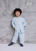 SET BỘ LINEN XANH ,TRẺ EM NAM, TAY DÀI, QUẦN DÀI , TIÊU CHUẨN HÀNG XUẤT NHẬT