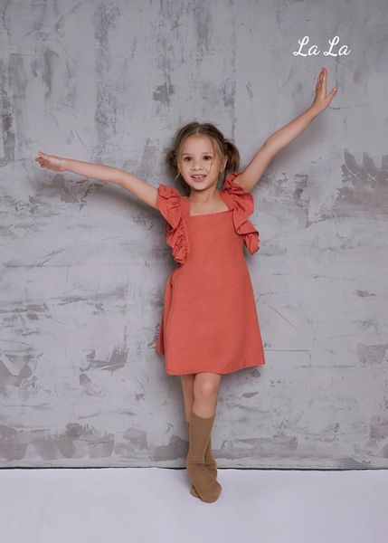 ĐẦM CAM XOÈ,BÈO, LƯNG DÂY CHÉO, TRẺ EM NỮ, LINEN, TIÊU CHUẨN HÀNG XUẤT NHẬT