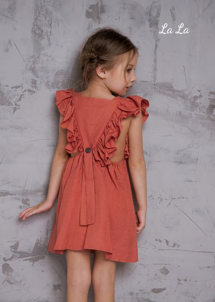 ĐẦM CAM XOÈ,BÈO, LƯNG DÂY CHÉO, TRẺ EM NỮ, LINEN, TIÊU CHUẨN HÀNG XUẤT NHẬT