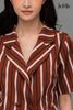 ÁO VEST LỬNG NÂU SỌC LA MỘC