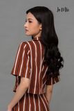 ÁO VEST LỬNG NÂU SỌC LA MỘC