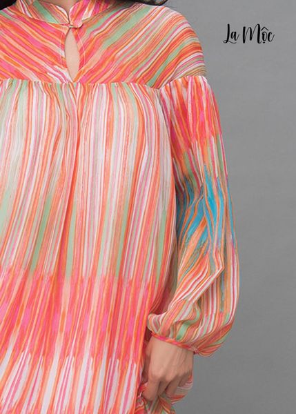 ĐẦM BABY DOLL Maxivic TAY DÀI, TÙNG NHÚN BÈO