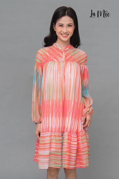 ĐẦM BABY DOLL Maxivic TAY DÀI, TÙNG NHÚN BÈO