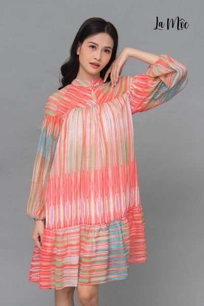 ĐẦM BABY DOLL Maxivic TAY DÀI, TÙNG NHÚN BÈO