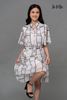 ĐẦM DÁNG XÒE BABYDOLL LA MỘC, CỔ TRỤ CỘT DÂY