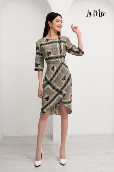 ĐẦM BODY Maxivic HOẠ TIẾT SỌC VUÔNG