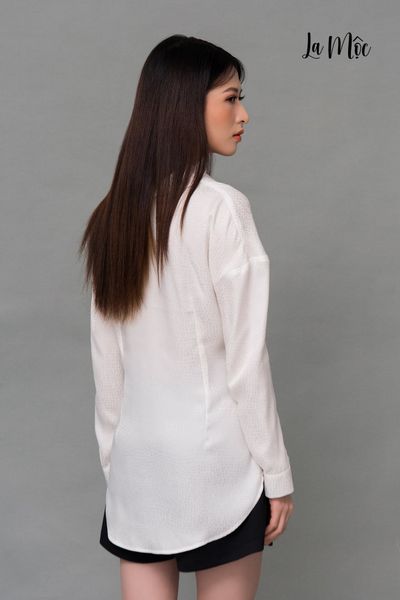 ÁO SƠ MI LỤA Maxivic, THẮT NƠ