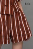 QUẦN SHORT SỌC NÂU LA MỘC