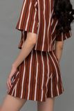 QUẦN SHORT SỌC NÂU LA MỘC