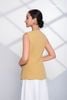 Áo vest cotton lụa vàng vạt xéo Maxivic