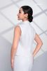 Áo vest cotton lụa trắng 4 túi Maxivic