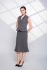 Áo vest cotton silk xám 4 túi Maxivic