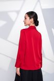Áo vest đỏ cotton lụa Pháp Maxivic