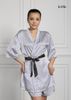 BỘ MẶC NHÀ NGẮN MÀU TRẮNG CHẤM BI, SATIN LỤA KOREA