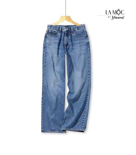 Quần jeans nam ống suông La Mộc