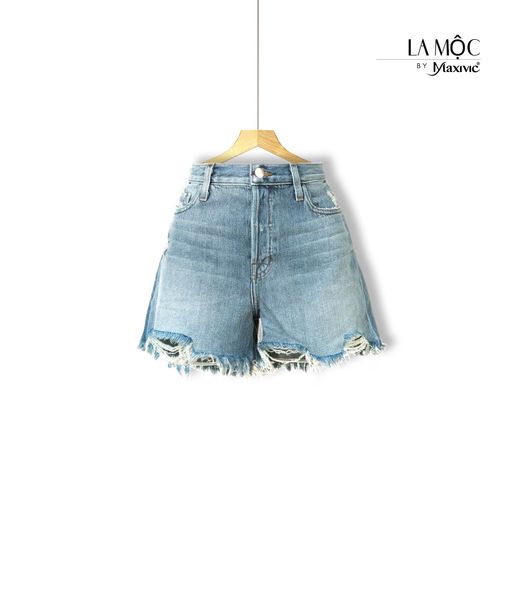 Quần short jeans rách La Mộc