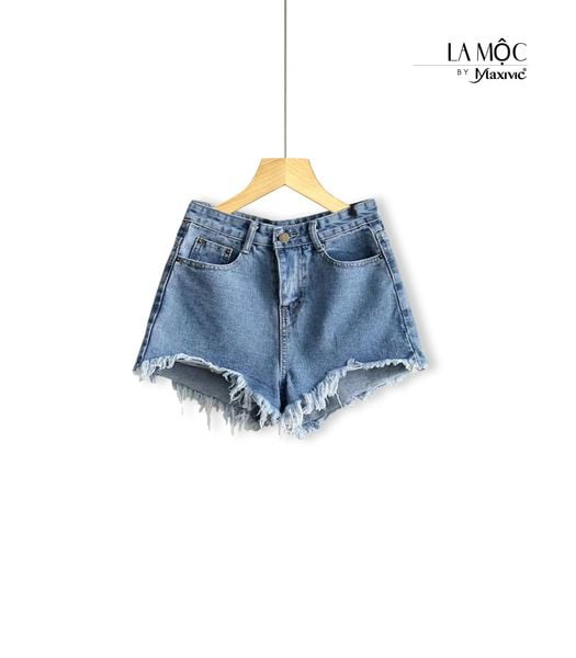 Quần short jeans rách La Mộc