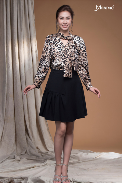 VÁY ĐEN NHÚN MAXIVIC