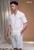Quần short linen màu trắng Maxivic