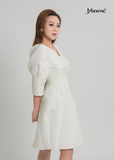 ĐẦM RUBY CỔ TIM, ĐẮP EO