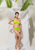 VÁY CHOÀNG BIKINI, HỌA TIẾT XANH, CỘT EO