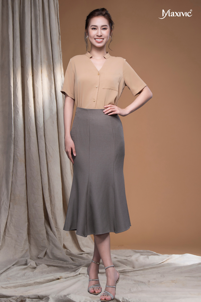 Chân váy ôm đuôi cá Maxivic