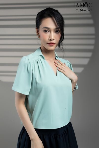 ÁO SƠ MI CỔ TIM