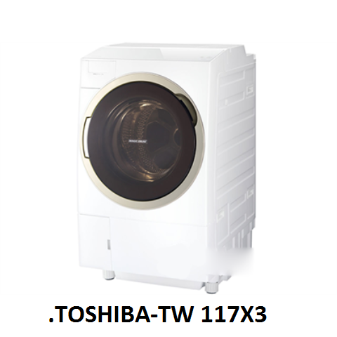 (Used 90%) Máy giặt sấy block Toshiba TW-117X3 giặt 11 kg sấy 7 kg