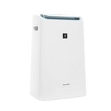 ( USED 95%) MÁY LỌC KHÍ VÀ HÚT ẨM SHARP DW-E16FA-W MADE IN JAPAN