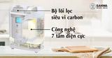 ( Used 95% ) TRIM ION SANWA RW7  CÓ 7 ĐIỆN CỰC MÁY LỌC NƯỚC TẠO KIỀM  MADE IN JAPAN