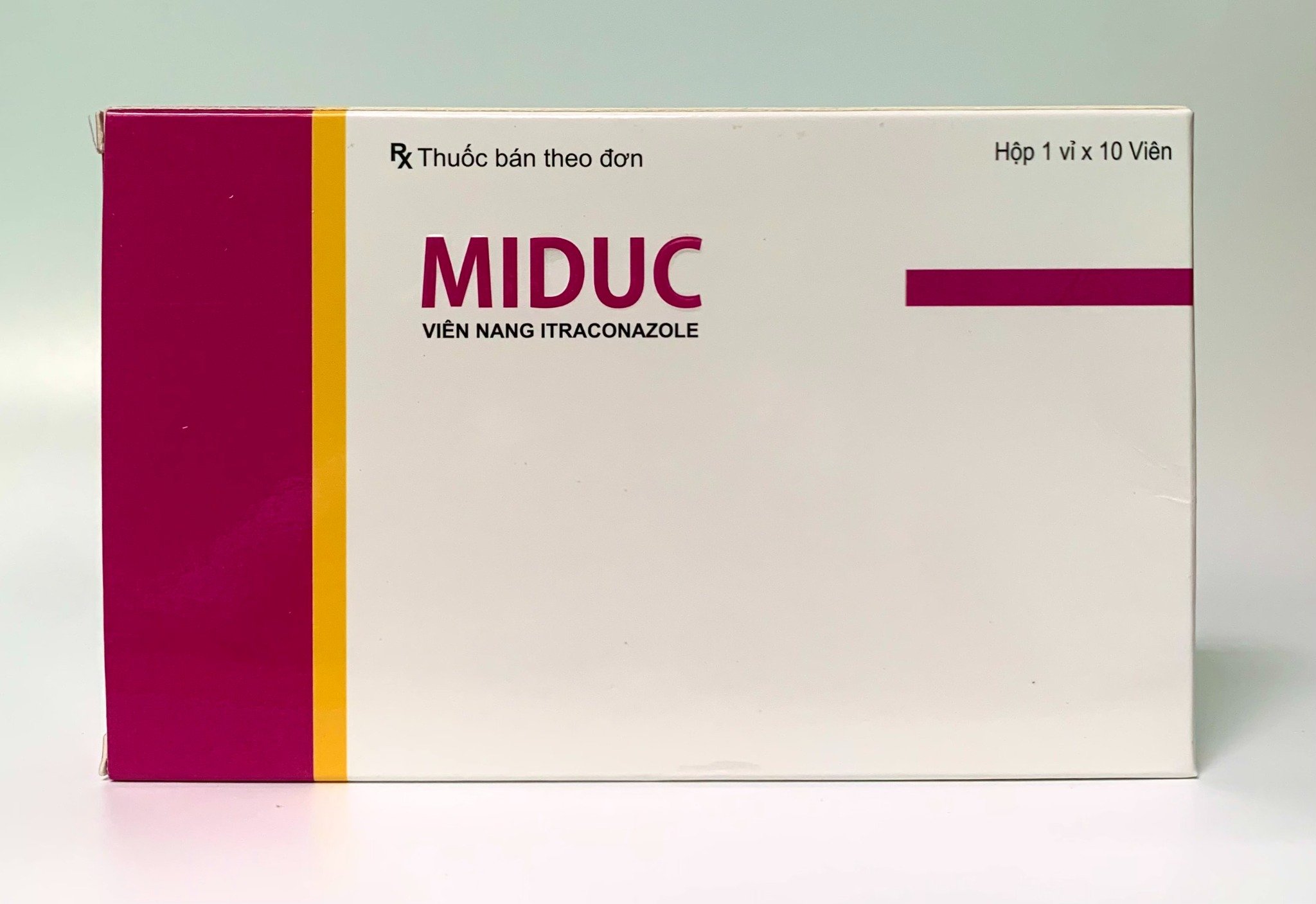 Miduc Saga Laboratories - Ấn Độ Itraconazole (H/1 vỉ x 10 viên)date 12/2026 ( ITRA MIDUC )