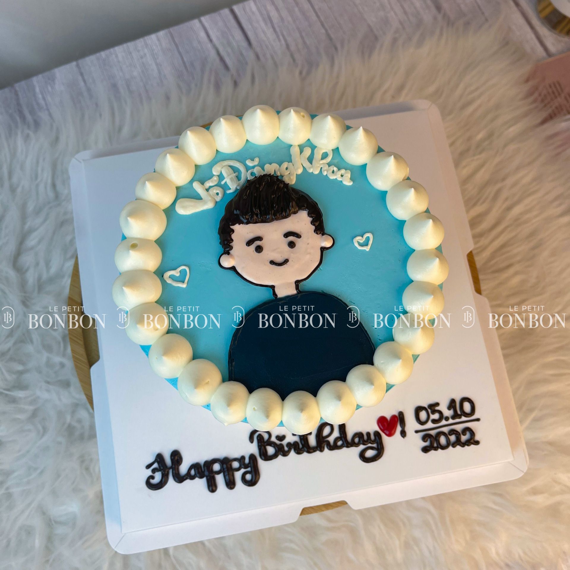 Những mẫu bánh kem vẽ hình chân dung siêu cute tặng người thân  Bánh kem  hương vị Việt  Banhngotvn