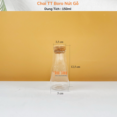 Chai TT Boro Nút Gỗ 150ml