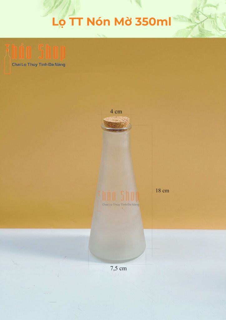 Lọ TT Nón Mờ 350ml