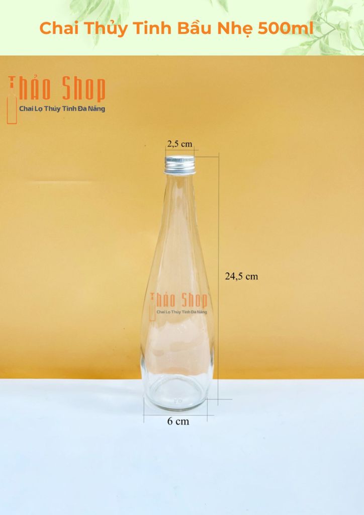 Chai TT Bầu Nhẹ 500ml