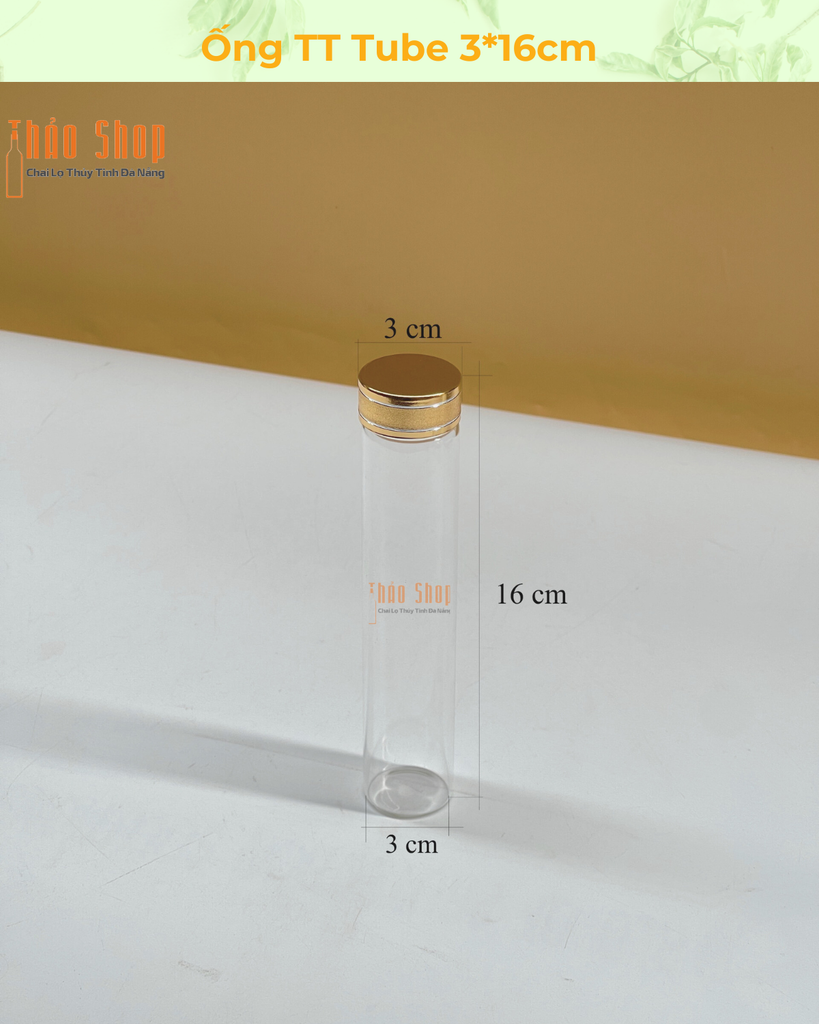 Ống TT Tube 3*16cm