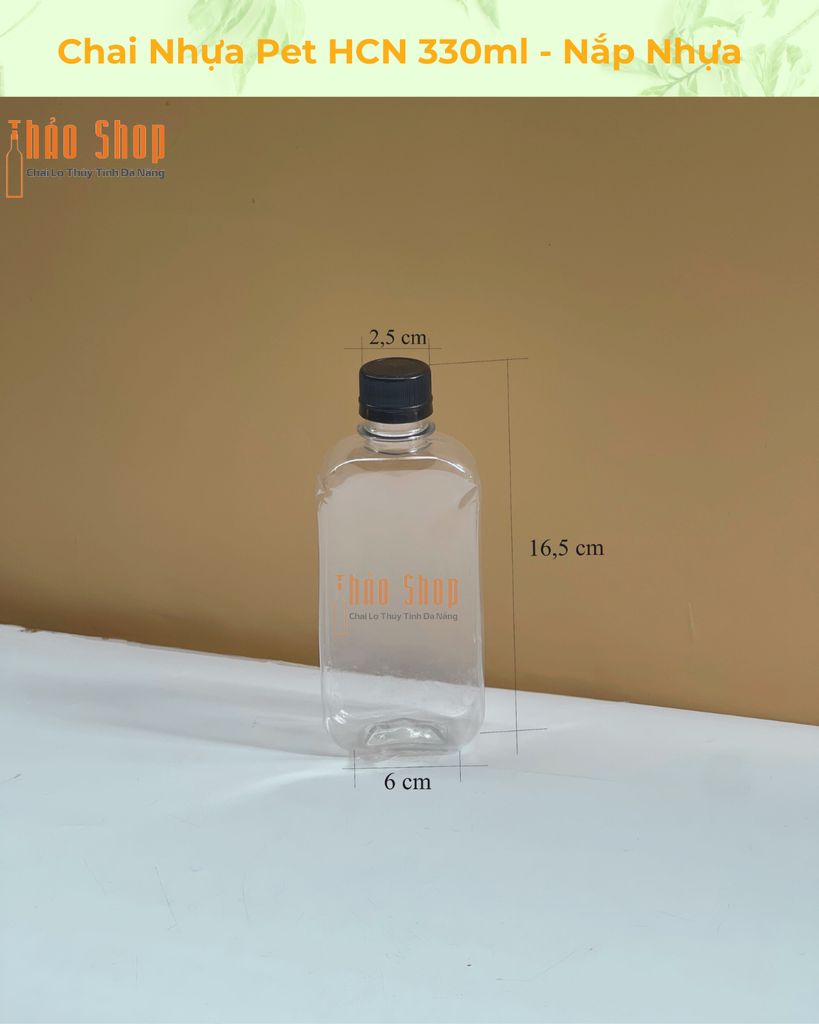 Chai Nhựa Pet HCN 330ml