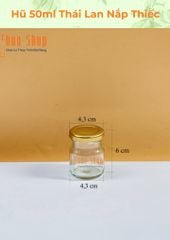 Hũ TT 50ml Thái Lan Nắp Thiếc